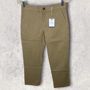 NWT Peter Manning Lightweight Chino Dress Pants Khaki Size 28 by 27 New Tags Tan